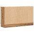 Aparador de madera de ingeniería roble artisan 120x30,5x70