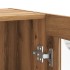 Aparador de madera de ingeniería roble artisan 120x30,5x70