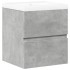 Set muebles de baño 2 piezas madera contrachapada gris