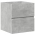 Set muebles de baño 2 piezas madera contrachapada gris