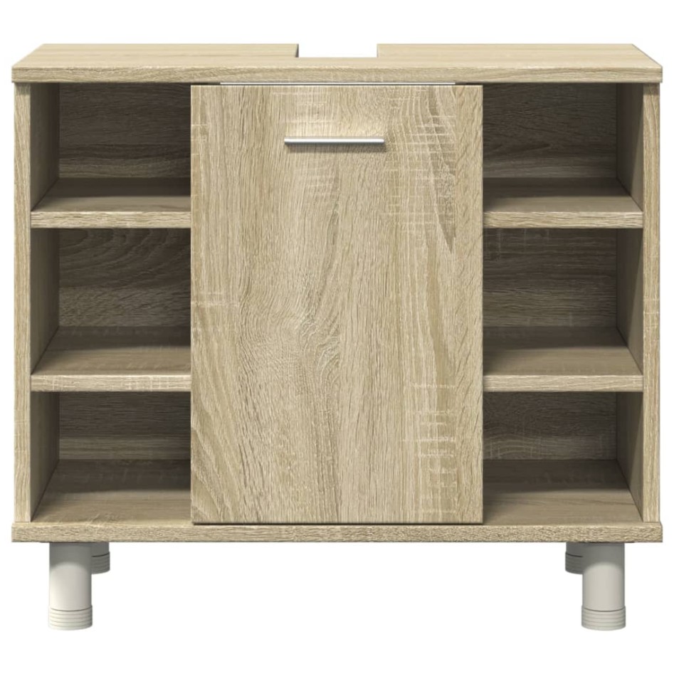 Juego de muebles de baño 4 pzas contrachapada roble