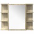 Juego de muebles de baño 4 pzas contrachapada roble