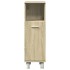 Juego de muebles de baño 4 pzas contrachapada roble