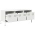 Mueble para TV acero laminado en frío blanco 101,5x39x43,5