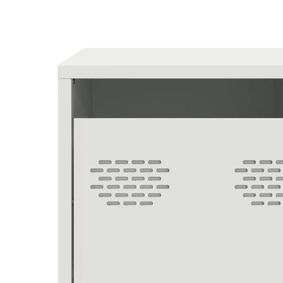 Mueble para TV acero laminado en frío blanco 101,5x39x43,5