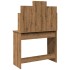 Tocador con luces LED roble artisan 96x40x142