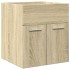 Juego de muebles de baño 4 pzas contrachapada roble