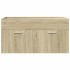 Juego de muebles de baño 4 pzas contrachapada roble