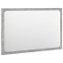 Juego muebles de baño 4 pzas madera contrachapada gris