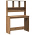 Escritorio estantes madera roble artisian 102x45x148