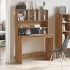 Escritorio estantes madera roble artisian 102x45x148