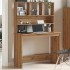 Escritorio estantes madera roble artisian 102x45x148