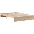 Cama con estantería sin colchón madera maciza de pino