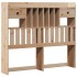 Cama con estantería sin colchón madera maciza de pino