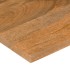 Tablero escritorio con curva madera mango rugosa 120x60x2,5