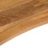 Tablero escritorio con curva madera mango rugosa 120x60x2,5