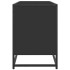Mueble de TV madera de ingeniería y metal negro 150x35x41