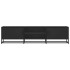 Mueble de TV madera de ingeniería y metal negro 160x35x41