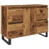Mueble de lavabo madera de ingeniería envejecida 80x33x60