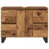 Mueble de lavabo madera de ingeniería envejecida 80x33x60