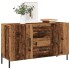 Aparador de madera de ingeniería envejecida 100x36x60