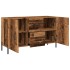 Aparador de madera de ingeniería envejecida 100x36x60