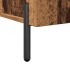 Aparador de madera de ingeniería envejecida 100x36x60