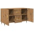Aparador de madera de ingeniería roble artisan 100x36x60