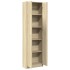 Armario de pasillo madera ingeniería roble Sonoma 55x25x189