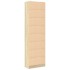Armario de pasillo madera ingeniería roble Sonoma 55x25x189