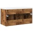 Mueble baño con lavabo integrado madera