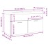 Mueble baño con lavabo integrado madera