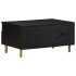 Mesa de centro madera de ingeniería negra 80x54x40