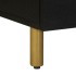 Mesa de centro madera de ingeniería negra 80x54x40