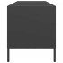 Mueble para TV acero laminado en frío negro 135x39x43,5