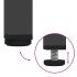 Mueble para TV acero laminado en frío negro 135x39x43,5