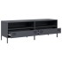 Mueble de TV acero laminado en frío antracita 135x39x43,5
