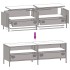 Mueble de TV acero laminado en frío antracita 135x39x43,5