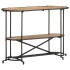 Mesa consola madera maciza de acacia 110x42x76
