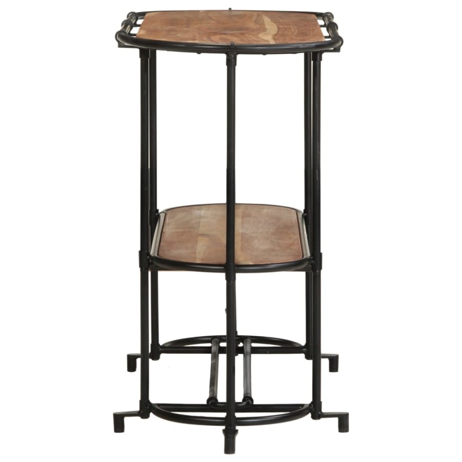 Mesa consola madera maciza de acacia 110x42x76