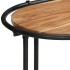 Mesa consola madera maciza de acacia 110x42x76