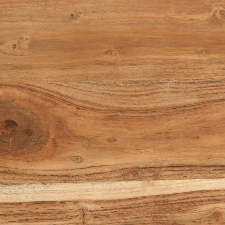 Mesa consola madera maciza de acacia 110x42x76