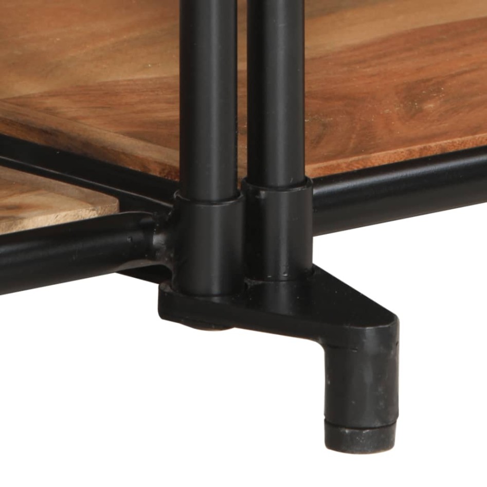 Mueble de TV madera maciza de acacia 160x42x40