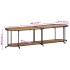 Mueble de TV madera maciza de acacia 160x42x40