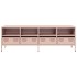 Mueble para TV acero laminado en frío rosa 135x39x43,5