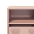 Mueble para TV acero laminado en frío rosa 135x39x43,5
