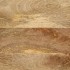Mesa de centro madera maciza de mango rugosa negro 80x54x40