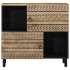 Aparador de madera maciza de mango rugosa 80x33,5x75