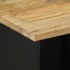 Aparador de madera maciza de mango rugosa 80x33,5x75