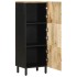 Aparador de madera maciza de mango rugosa 40x33,5x110